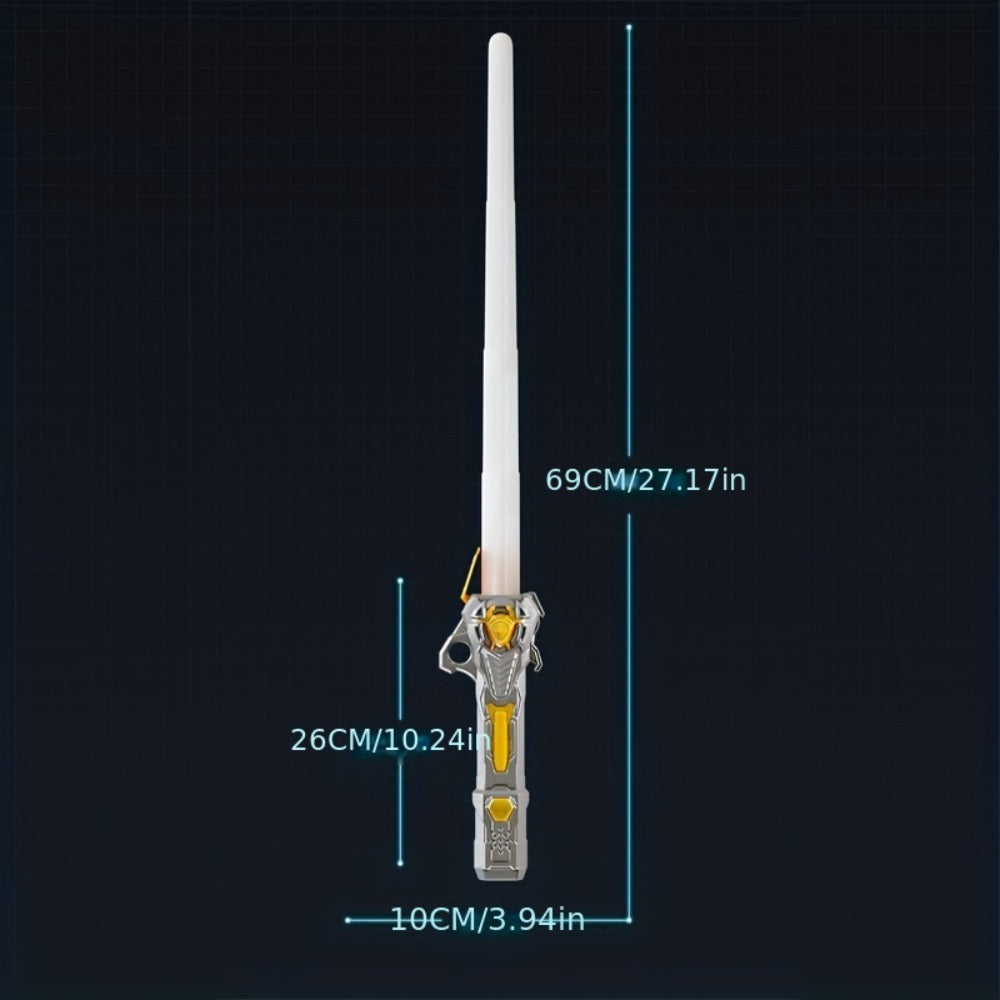 RGB Light-Up Saber Toy 16 Colors Rechargeable Light Sword with Gravity Sensor & Sound Effects — image 2