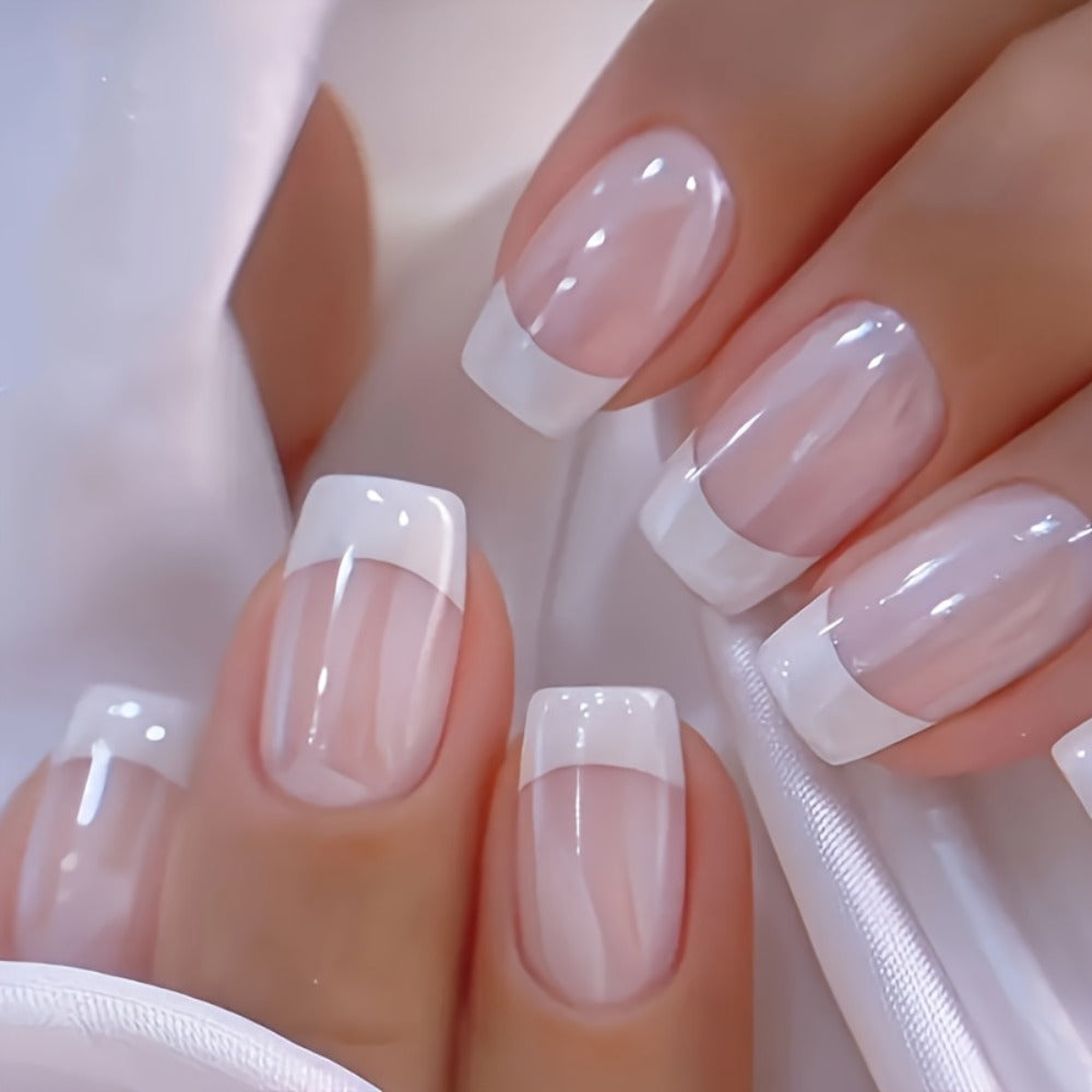 Press On Nails 72-Piece Three-Box Classic Glossy Full-Cover Extendable Nail Set for Elegant Looks — image 4