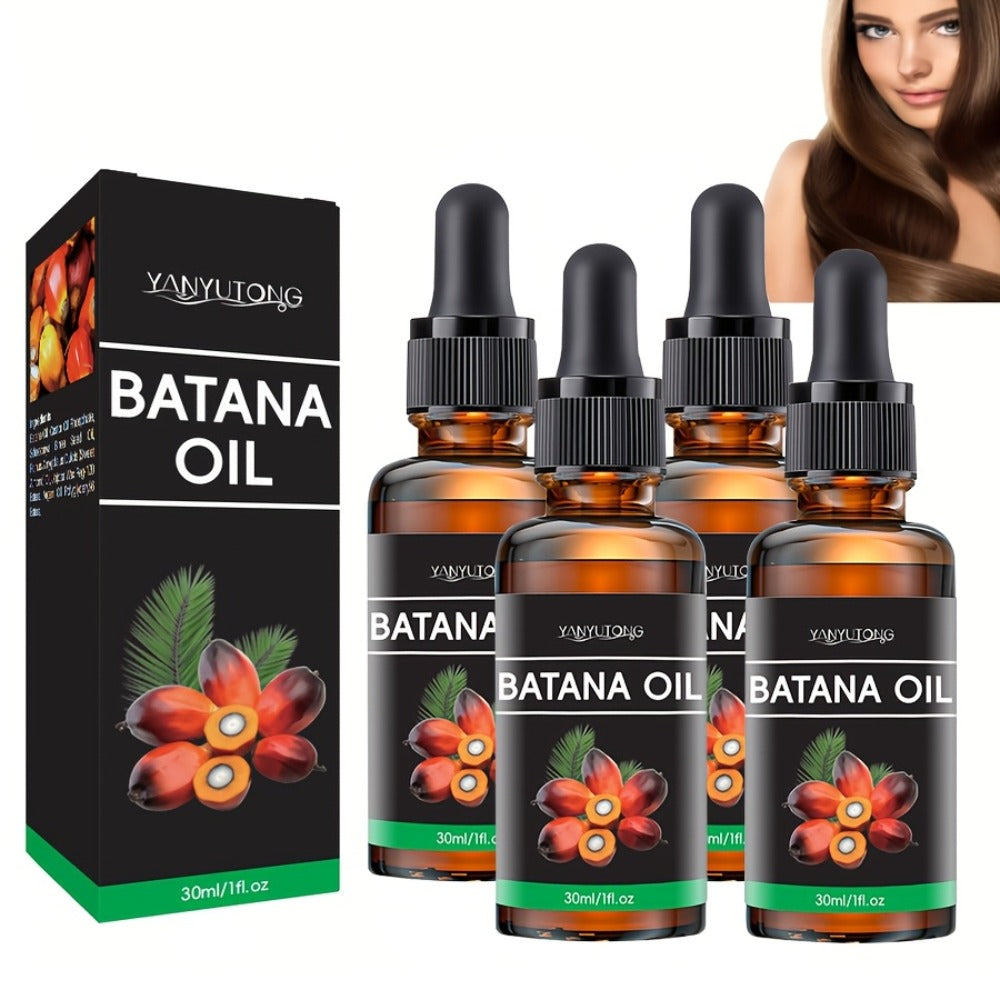 Batana Oil Hair Treatment Leave-In Essence 30ml – Plant Extract Deep Moisturizing Scalp Care, Lasting Fragrance, Frizz Contro