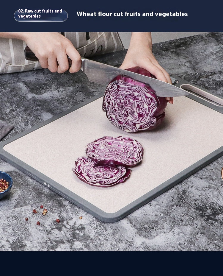 Cutting Board 304 Stainless Steel Chopping Board Kitchen Plastic Cutting Board Sharpening Double-sided Cutting Board