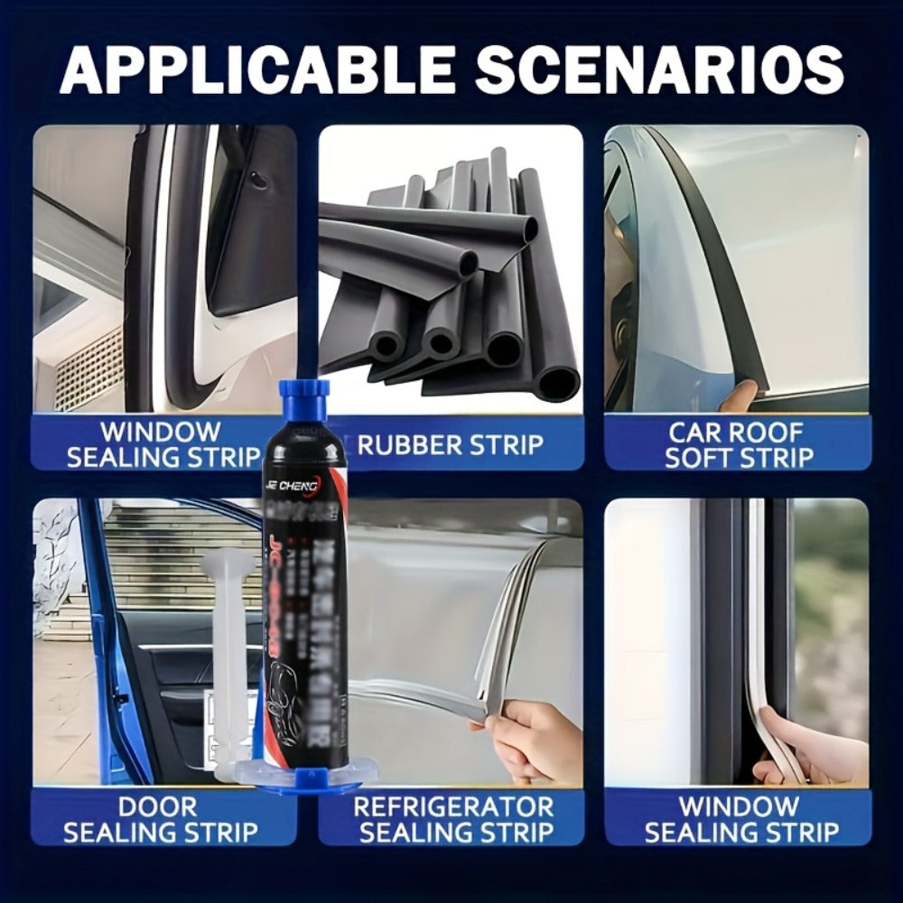 Automotive Black Rubber Sealant 55g – Heavy Duty Adhesive for Tyre Sealing, Plastic & Metal Repair, Cars, Trucks, Motorcycles