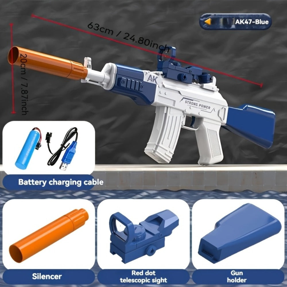 High- Electric Water Gun Ultra Long Range Powerful Motorized Squirt Blaster with the Listed Color, Size or Set Options for Ev