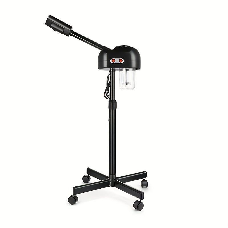 Standing Facial Steamer with Five-Wheel Rolling Base, Black or White Head and Adjustable 26.8–36.4-Inch Height — image 10