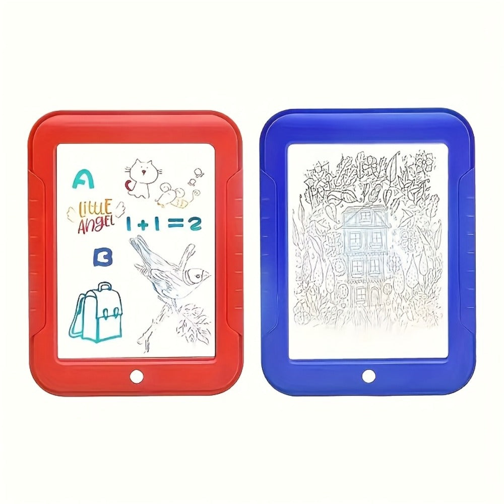 Light Up Drawing Board for Kids LED Doodle Art Set with Colorful Markers & 30 Cards Ages 3-8, Battery-Powered Glow Writing Bo