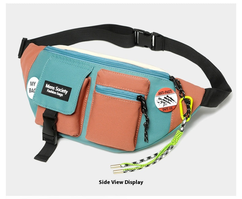 Men's Casual Crossbody Sports Canvas Waist Bag