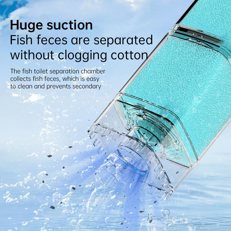 Multifunctional Aquarium Sponge Filter: Water Purifier, Pump, Wave Maker, with Suction Cup & Air Pump