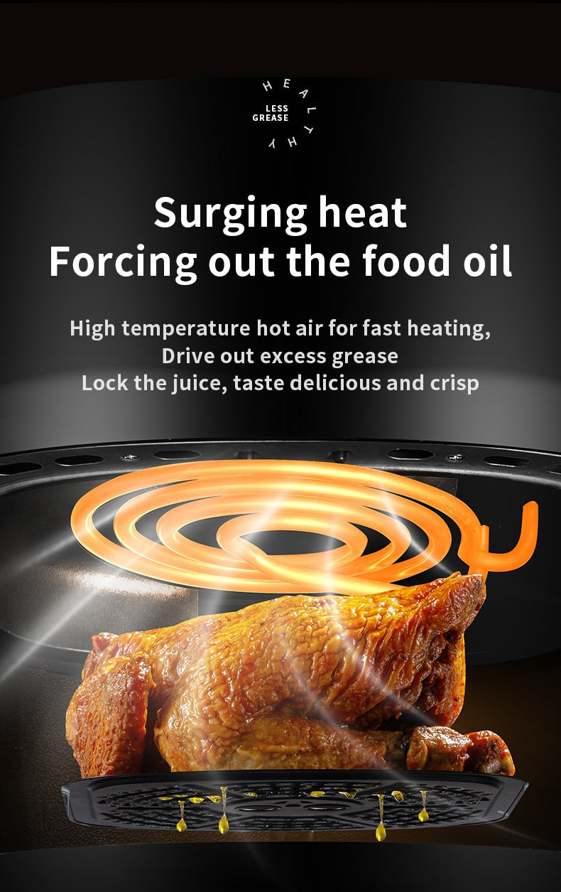 Home Visual Touch Screen Large Capacity Air Fryer
