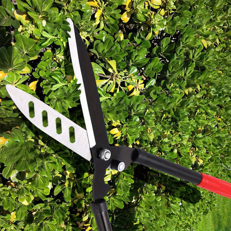 Long-Handle Hedge and Twig Shears, 20.4 Inches Overall with 10.8-Inch Blades and Red Grip Ends — image 14