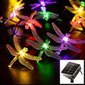 Solar Dragonfly String Lights Outdoor 30 LED 8 Modes, for Garden, Pathway and Patio Lighting — image 1