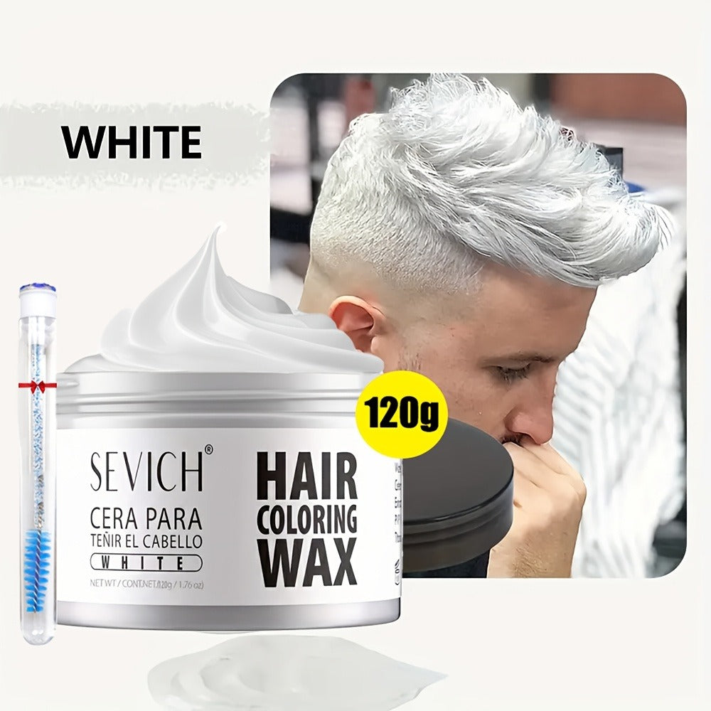 Instant Color Hair Wax 10 Shades – Temporary Hair Dye Wax Strong Hold Styling for Parties, Cosplay, Festivals & Halloween, Ea