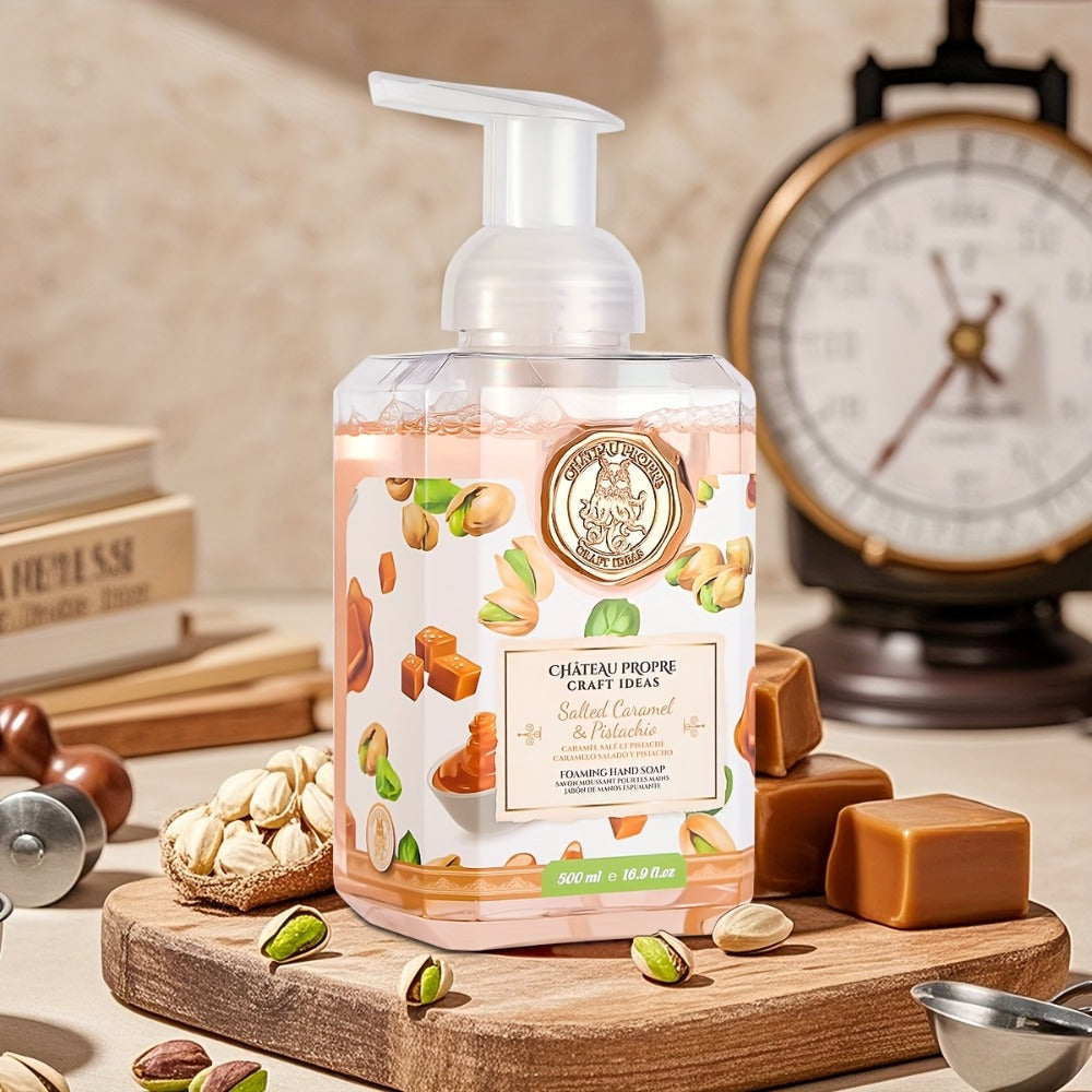 Moisturizing Foaming Hand Soap 500ml with Coconut Oil – Cruelty-Free Foam Soap for Bathroom & Kitchen | 8 Fresh Scents: Vanil