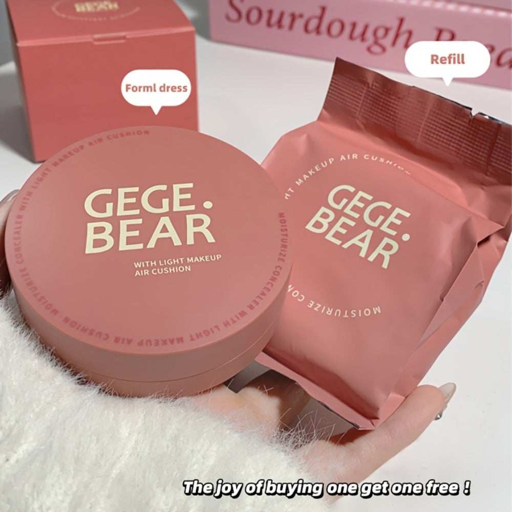 Oil Control Cushion BB Foundation with Replacement Core, Waterproof Sweatproof Invisible Pore Coverage — image 4