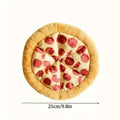 Dog Toy Pizza or Donut Plush with Built-In Squeaker and One or Two-Piece Pack Options for All Breeds — image 2