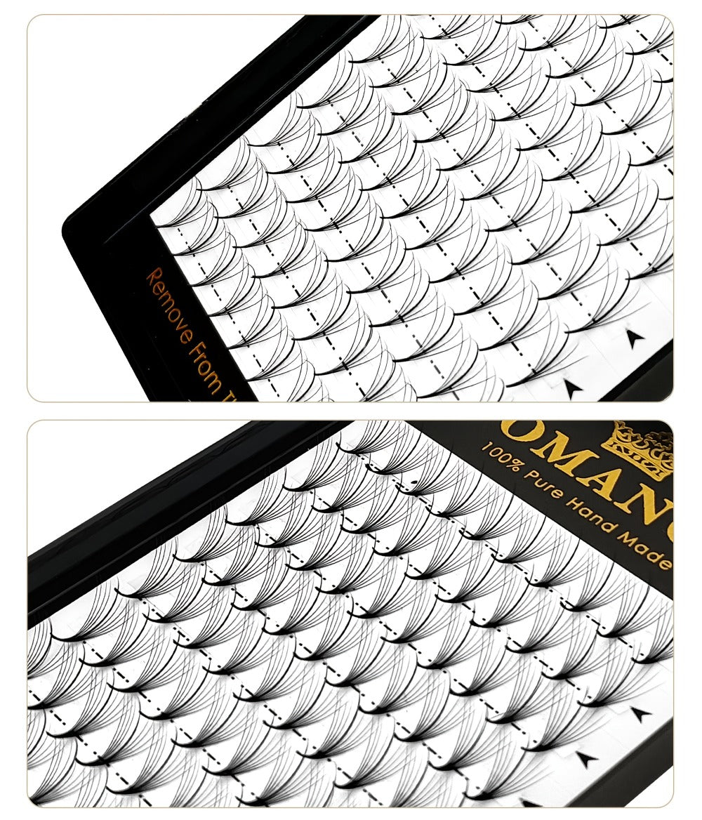 120-Fan Tray Premade Volume Lash Extensions 5D 7D 9D Wispy Faux Mink Eyelash Extensions C D Curl Mix 8-15mm — image 19