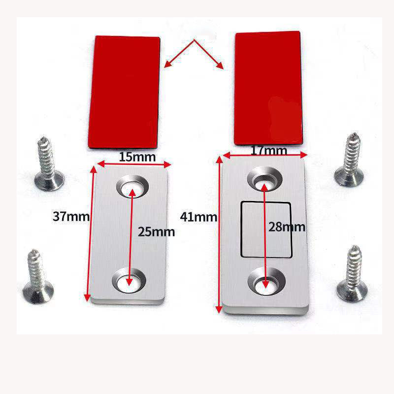 Punch Free Ultra-Thin Invisible Door Suction Sliding Door Wardrobe Door Magnetic Double Magnet Sliding Door Cabinet Strong Magnetic Absorption - V.I.P Digital Presence