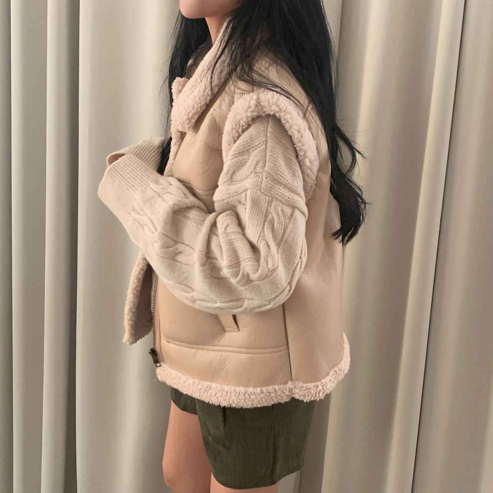 All-match Zipper Vest Jacket Coat For Women