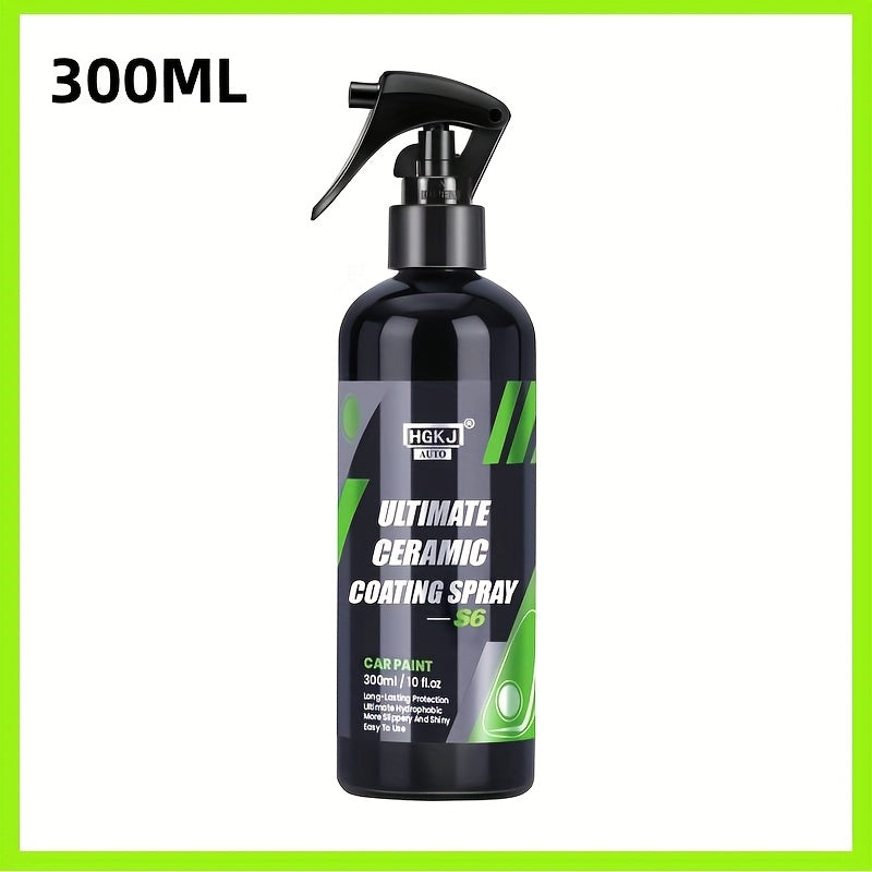 Car Ceramic Coating Spray by HGKJ with 100ml and 300ml Bottle Options for Exterior Paint Application — image 15