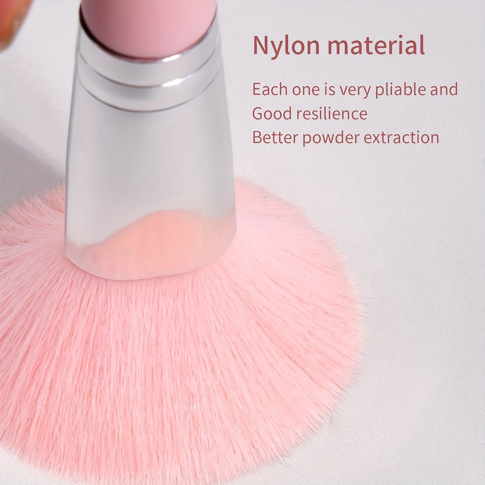 Makeup Brush Set, 46-Piece Nylon Bristle and ABS Handle Kit with Triangle Puff, Foundation Puff and Face-Eye Tools — image 6