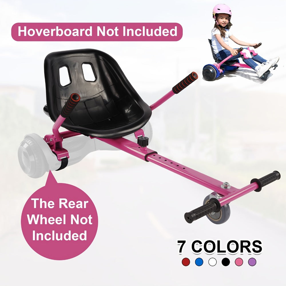 Hoverboard Go Kart Seat Attachment Buggy Conversion Kit 6.5-10 Inch with the Listed Color, Size or Set Options for Everyday U