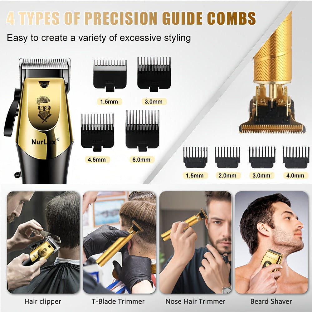 Hair Clipper WEEME One-, Two- or Three-Piece Grooming Sets with LCD Displays, USB Charging and Four Options — image 7