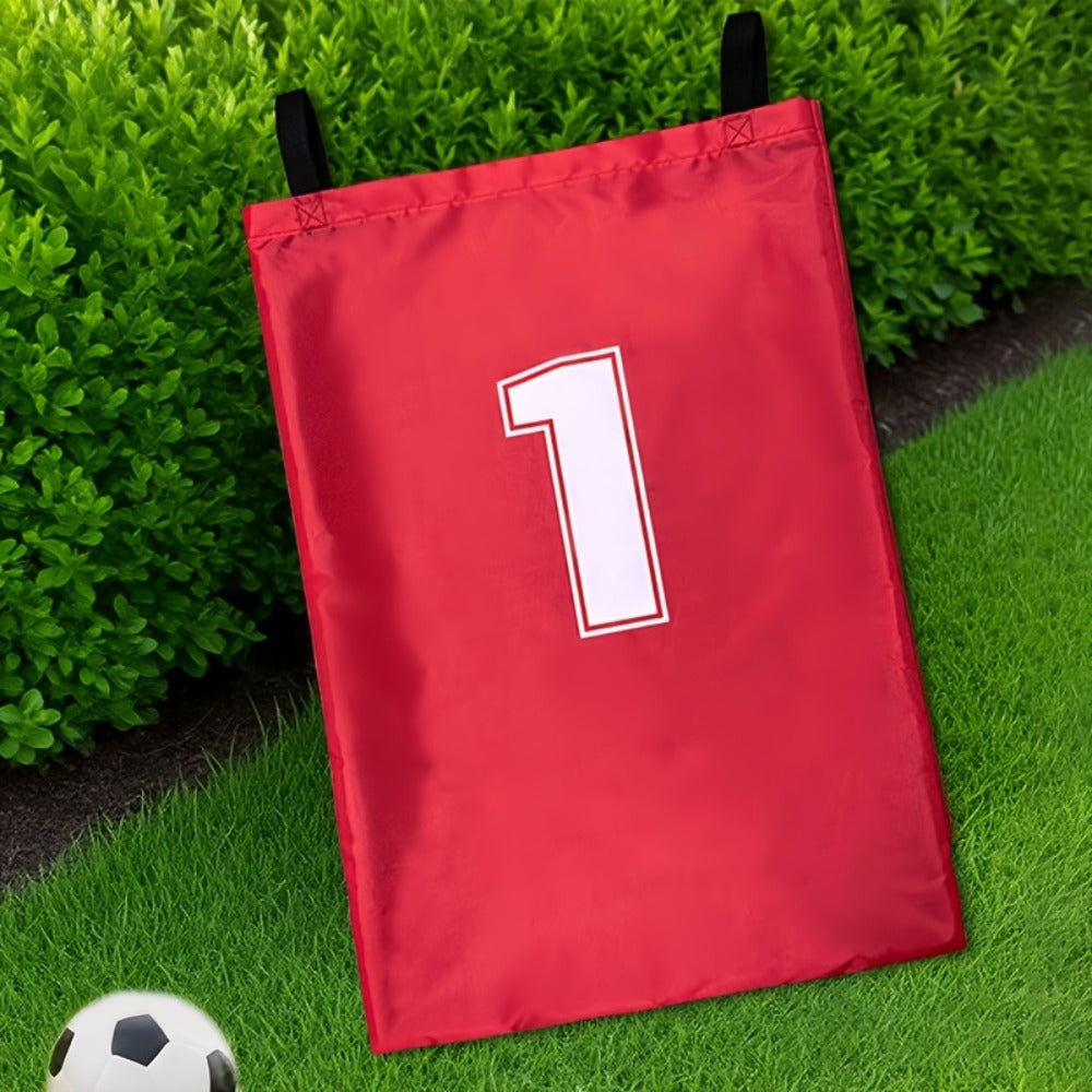 Four Numbered Sack Race Bags in Red, Blue, Yellow and Green with 65 x 46cm Pictured Size for Lawns — image 10