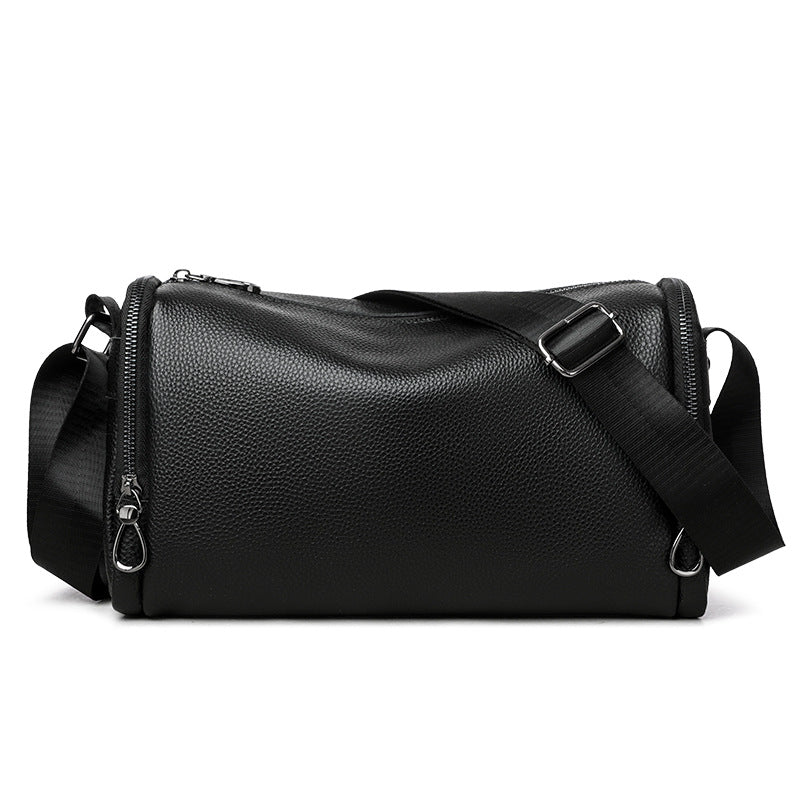 Genuine Leather Crossbody Cowhide Shoulder Large-capacity Multifunctional Bag