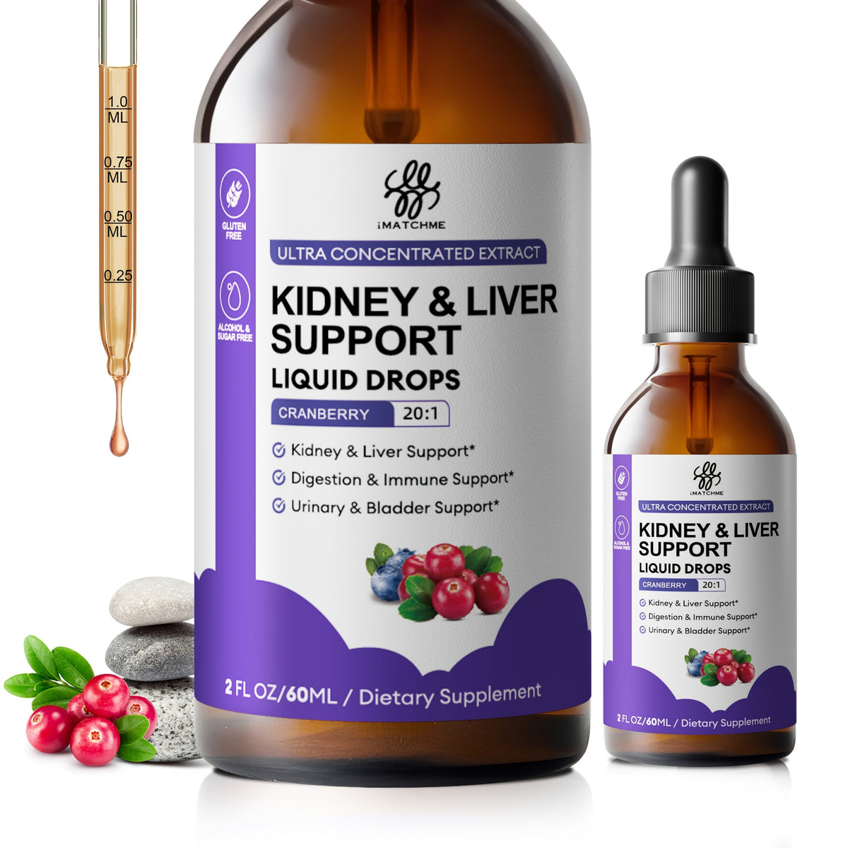 Kidney and Liver Support Drops 27-in-1 Complex - Alcohol-Free Natural Herbal Formula for Liver Health — image 14