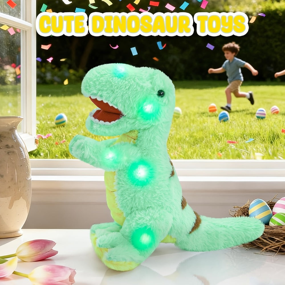Plush Toy Light-Up Tyrannosaurus Rex with Music or No-Music choices Choices and Soft Fabric — image 5