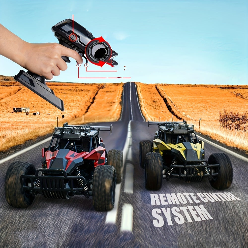 RC Off-Road Car with LED Lights for Kids Ages 6+, High Speed Remote Control Buggy Light-Up RC Truck for Boys & Girls — image 