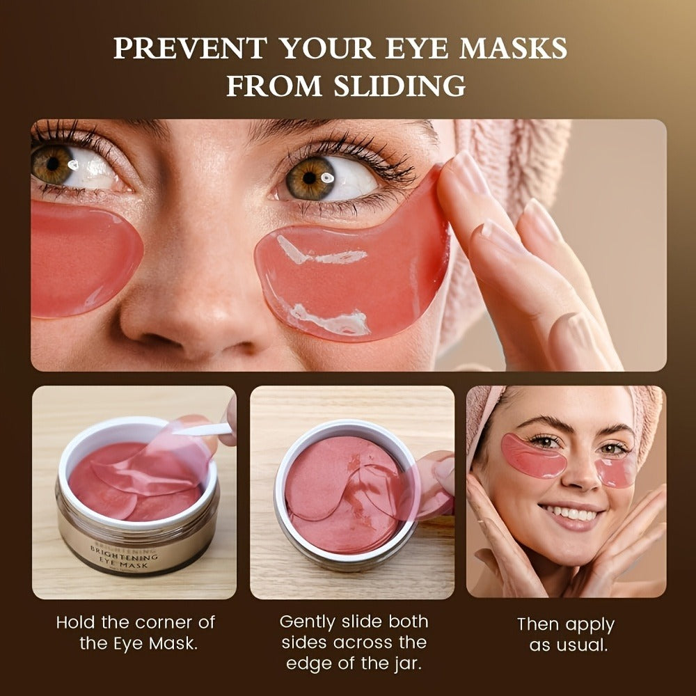 Pink Jar-Style Under-Eye Patches with Wide Finger Tabs and One- or Two-Box Caffeine Package Options — image 11