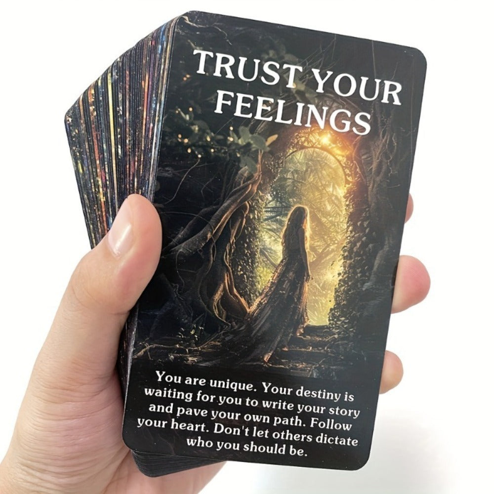 Magic Forest Oracle Cards Deck, Mystical Nature Divination Card Set for Beginners, Intuitive Guidance & Inspiration — image 8