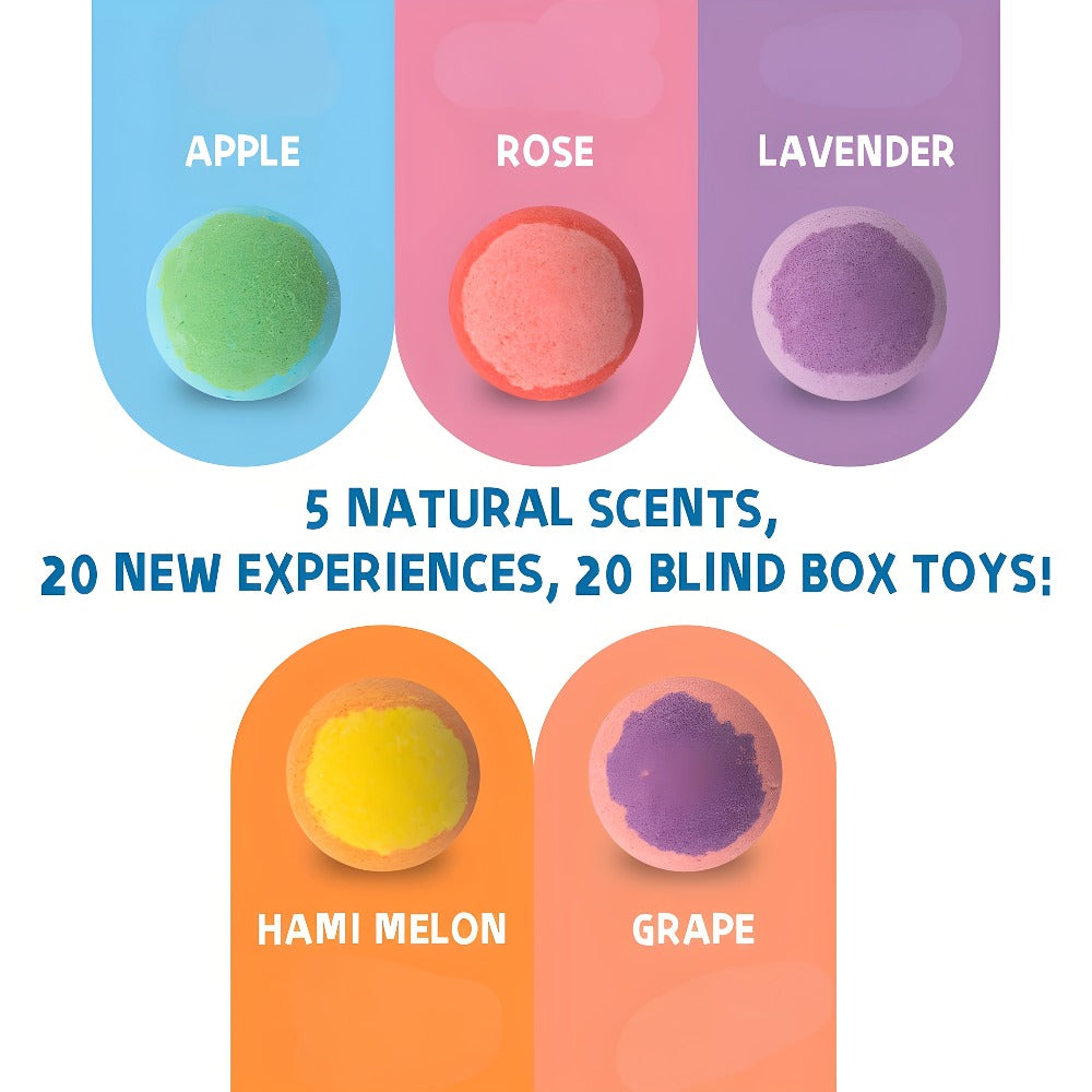 Kids Bath Bombs with Surprise Inside 20 Pack – Fizzy Bath Balls with Hidden Toy for Boys Girls Toddlers — image 5