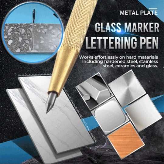 Tile Scribing Pen Glass Metal Plate Tin Lettering Tungsten Steel Scribing Needle Engraving Diamond Pen