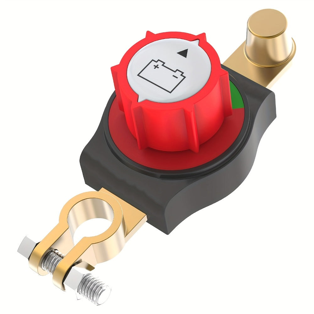 Battery Disconnect Switch 1000A Heavy Duty Manual Lever On/Off Negative Cut-Off with Screw Terminals for Car Truck Boat RV Ma