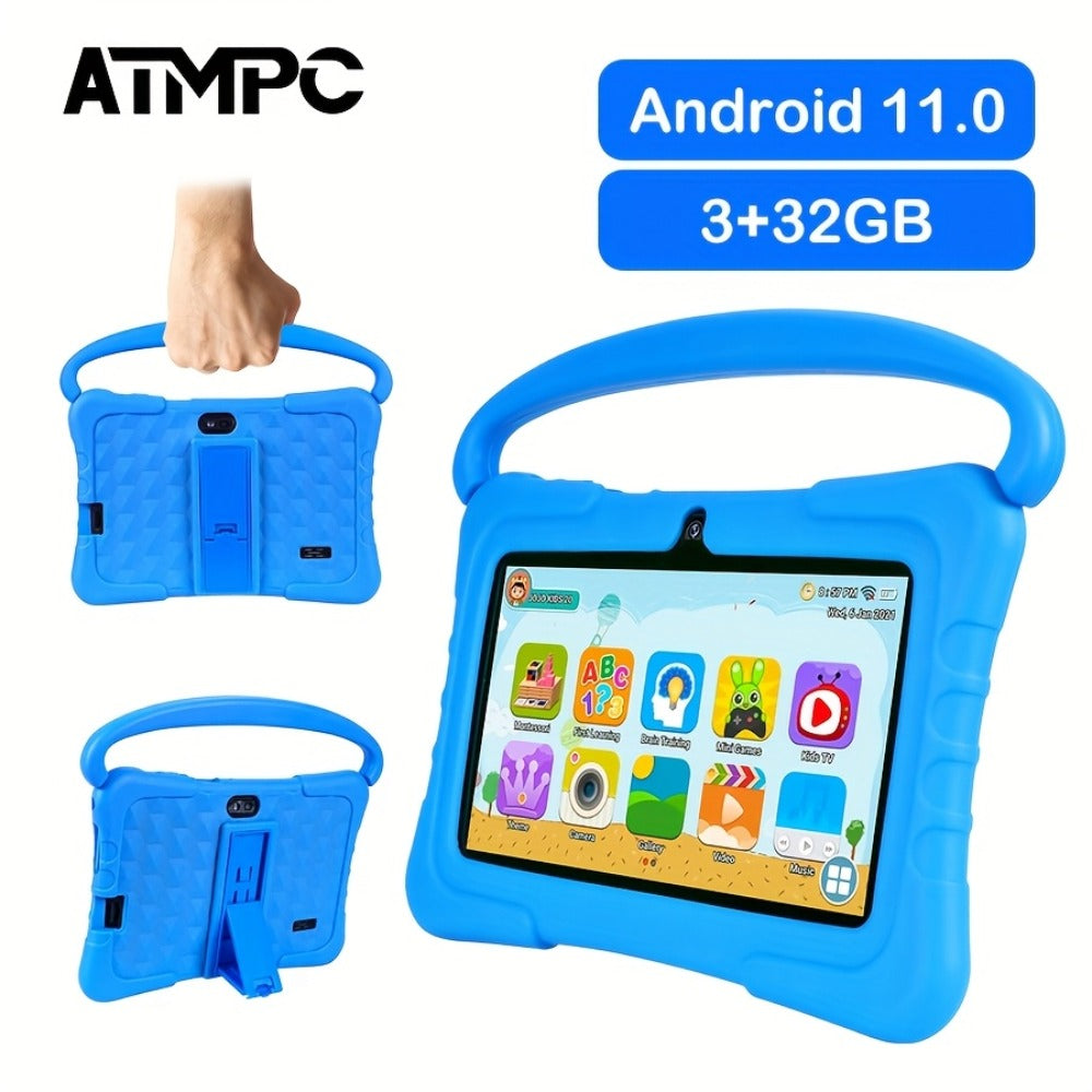 Kids Tablet 7 Inch with Android 11, 3GB RAM, 32GB Built-In Storage, 2.4GHz WiFi and Red or Blue Options — image 4