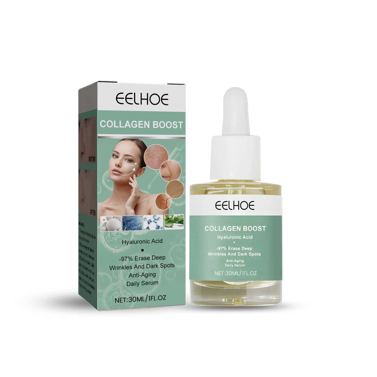 Collagen Anti-Aging Serum, Hydrates Reduces Fine Lines And Firming Skin Care Essence - V.I.P Digital Presence