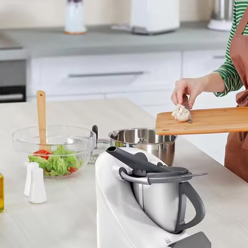 Steam Diverter for Thermomix TM5/TM6 pressure cookers. It's an air - guided, anti - scald steam relief tool for exhaust pipes.