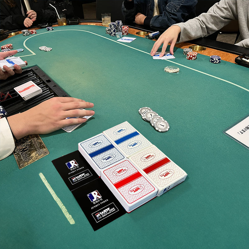 WPT Texas Hold'em Poker Cards. High - grade hard plastic, wholesale, full box, competition - spec, waterproof & anti - fold.