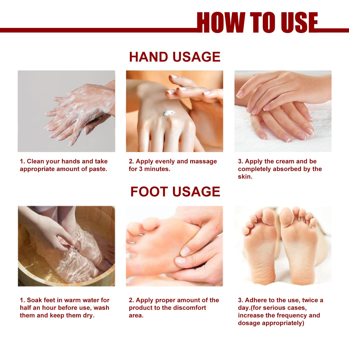 Horse Oil Hand And Foot Repair Cream, Chapped Skin Care Moisturizing And Anti-Peeling Repair Cream