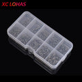 LEO 600PCS/BOX High Carbon Steel Fishing Hooks Sharp Barbed Circle   3#-12# - V.I.P Digital Presence