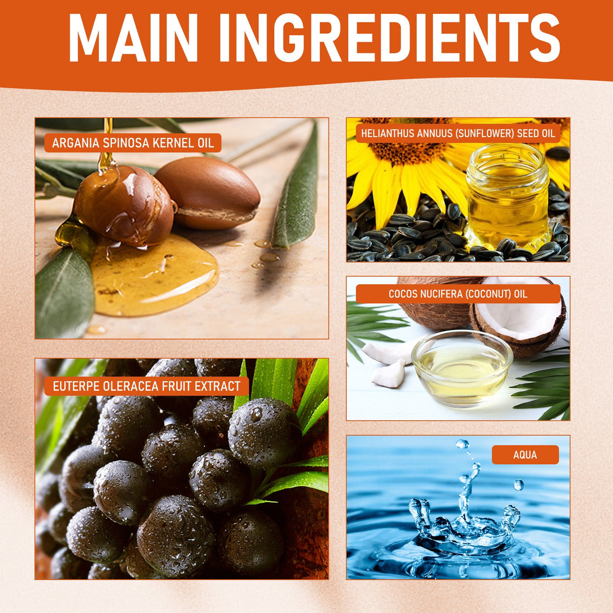 Hair Oil, Moisturize And Smooth Hair Care Repair Split End Dry Hair