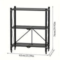 Heavy-Duty Shelving Unit | Metal 3/4/5-Tier Storage Rack
