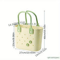 Portable Drain Storage Basket with Plastic Frame and Soft Bottom in Three Color Options for Home or Travel — image 1