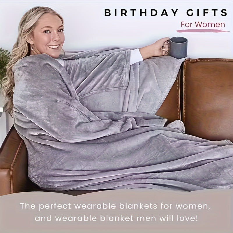 Portable Outdoor Blanket All-Season Soft Lightweight Throw for Work Break Camping Picnic Travel – 6 Colors Gift for Men & Wom