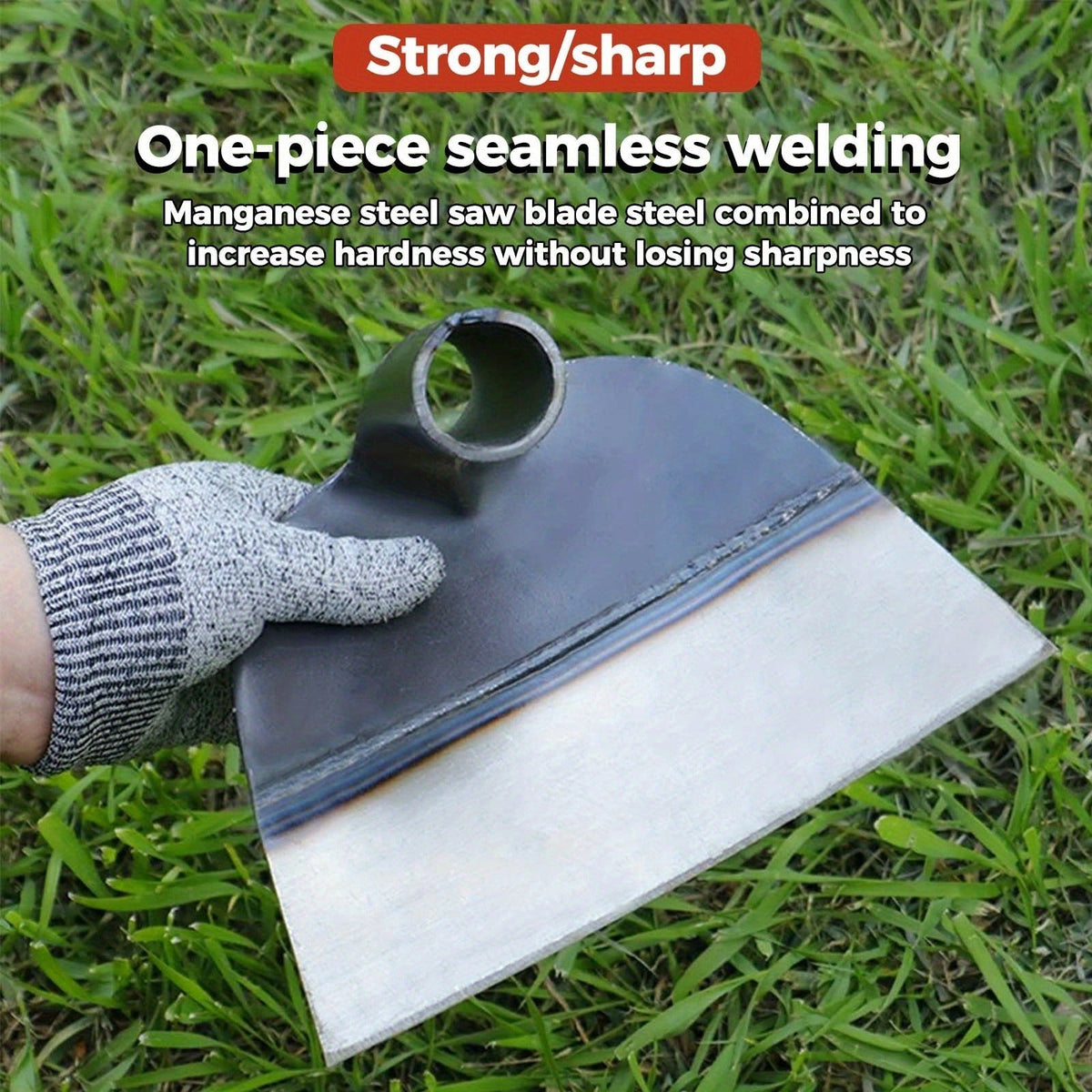 Weeding Tool Manual Carbon Steel Sharp Blade Root Removal Portable Hand Weeder for Garden Farm Lawn Vegetable Patch Spray-Coa