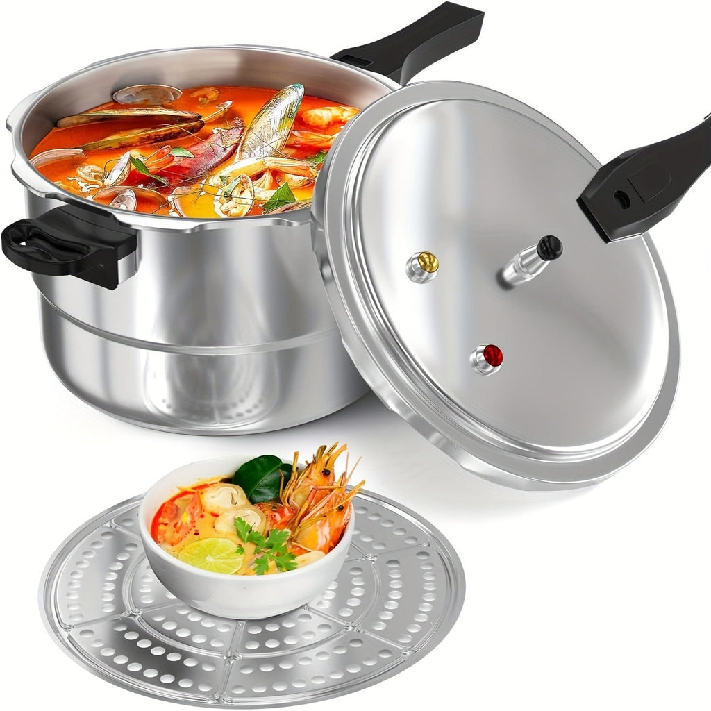 Pressure Cooker Aluminum with Canner Rack, Large 6QT 8QT 10QT Pressure Canner for Home Canning — image 6