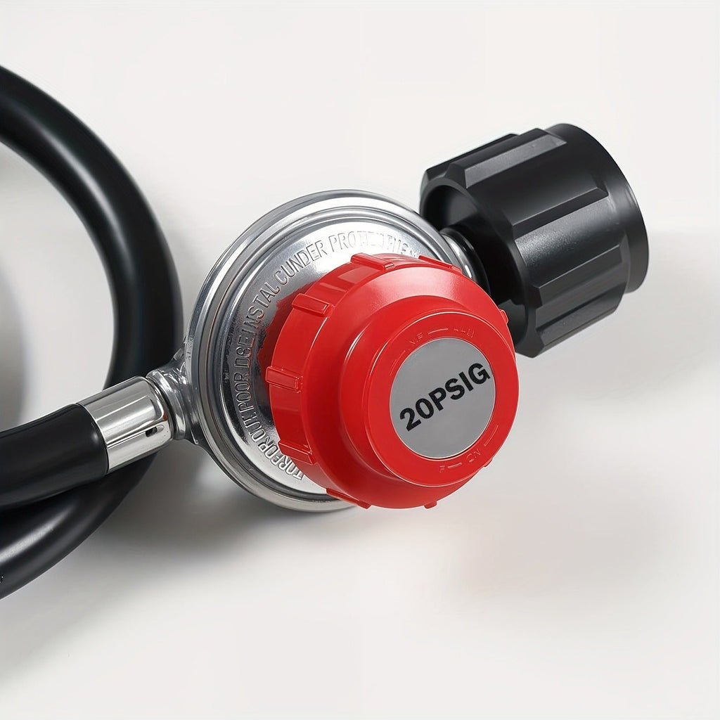 Portable Propane Burner Stove in Single or Double Burner Options with Hose and 20 PSI Regulator Shown — image 5