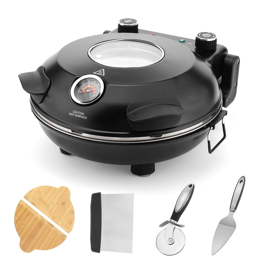 Pizza Oven Indoor 12-Inch Countertop, Heats Up to 800°F Electric Pizza Maker for Home, Fast Preheat — image 4