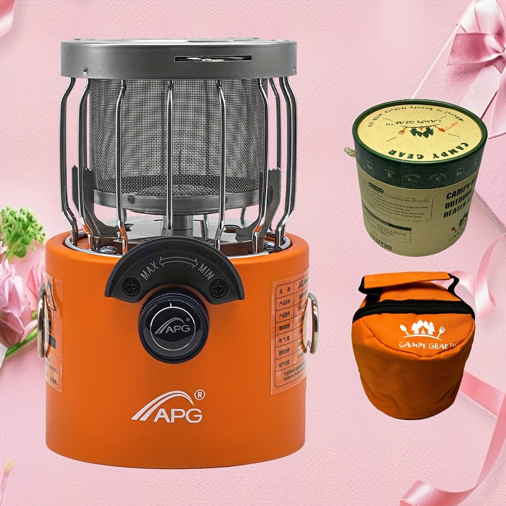 Portable Propane Camping Heater Stove 2-in-1 with Temperature Control, Compact Outdoor Cooking & Heating Unit — image 4