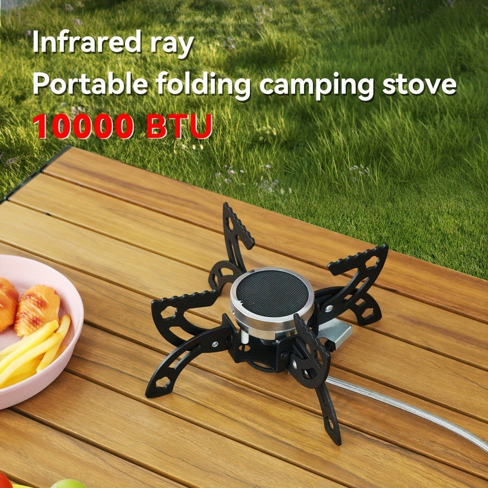 Infrared Camping Stove REDSUN FD1/FD3, 3.0kW Windproof Portable Gas Stove with Collapsible Stand & EVA Case — image 4